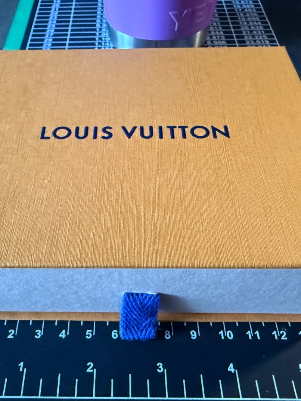 Louis Vuitton Empty Wallet Gift Box Drawer Style